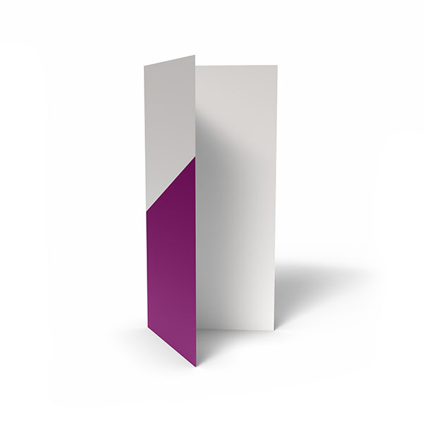 Klappkarten DIN Lang - Hochformat